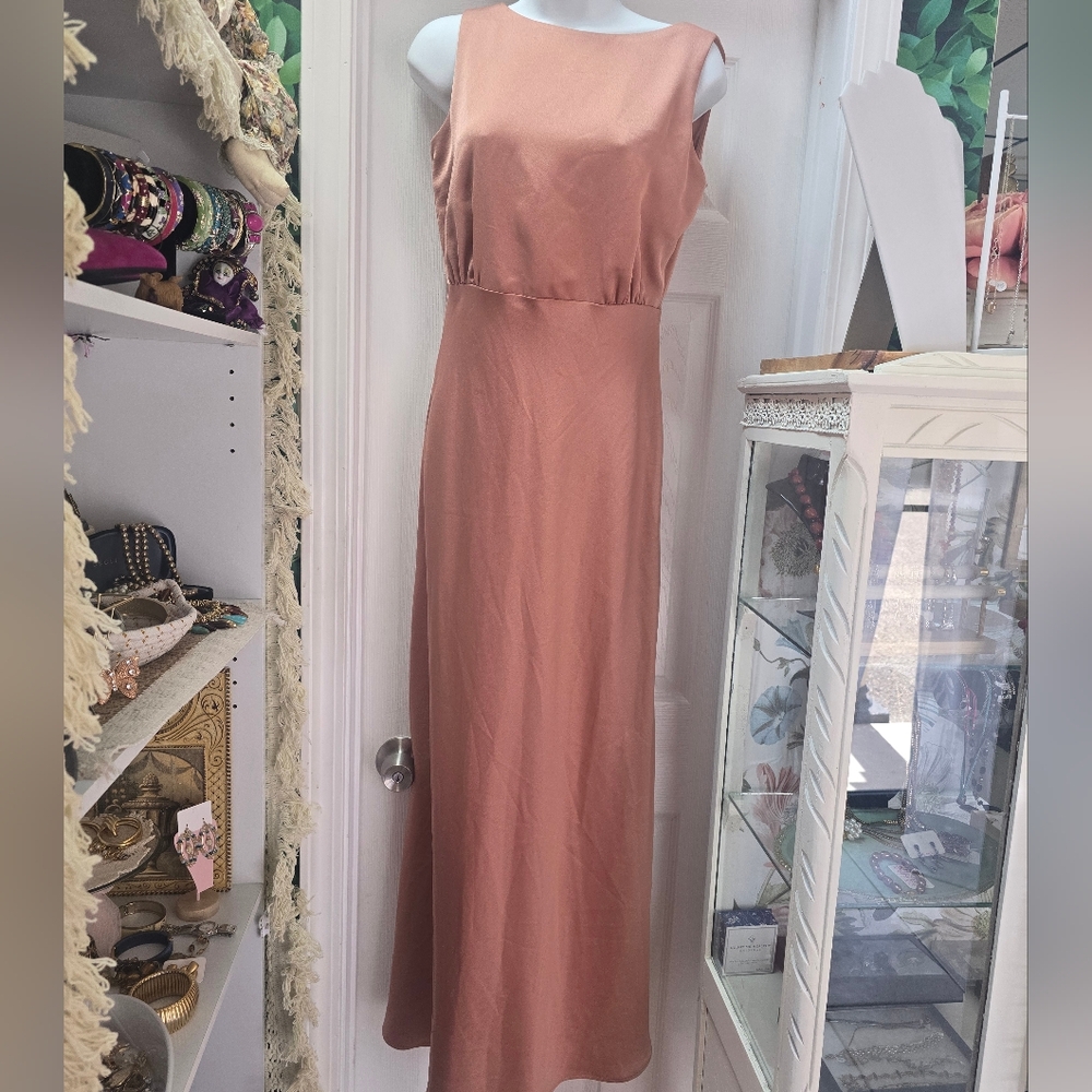 Sachin & Babi BHLDN Sedona Sunset Charmeuse Beckett Satin Maxi Dress 16 - Picture 11 of 11